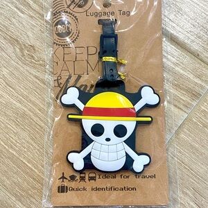 NEW ONE PIECE Straw Hat’s Jolly Roger Luggage Tag